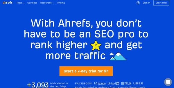 SEO Tool: Ahrefs